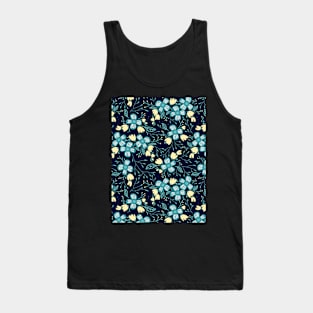 Pastel Coloured Flowers Tank Top